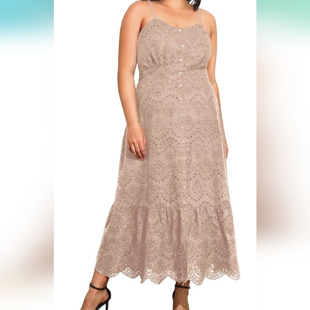 PINUP FASHION Open Knit Dress with Pockets